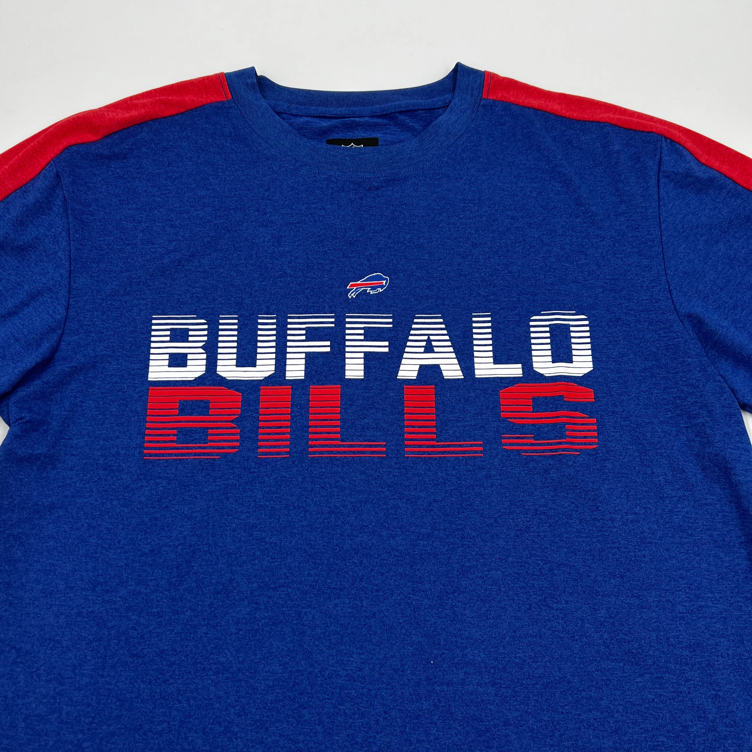 Final Sale - New Era Buffalo Bills Royal & Red Lightweight Short Sleeve Shirt - Image 4