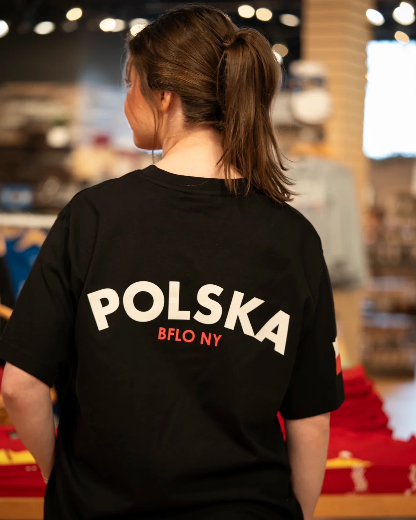 Polska BFLO NY Black Oversized Shirt - Image 3