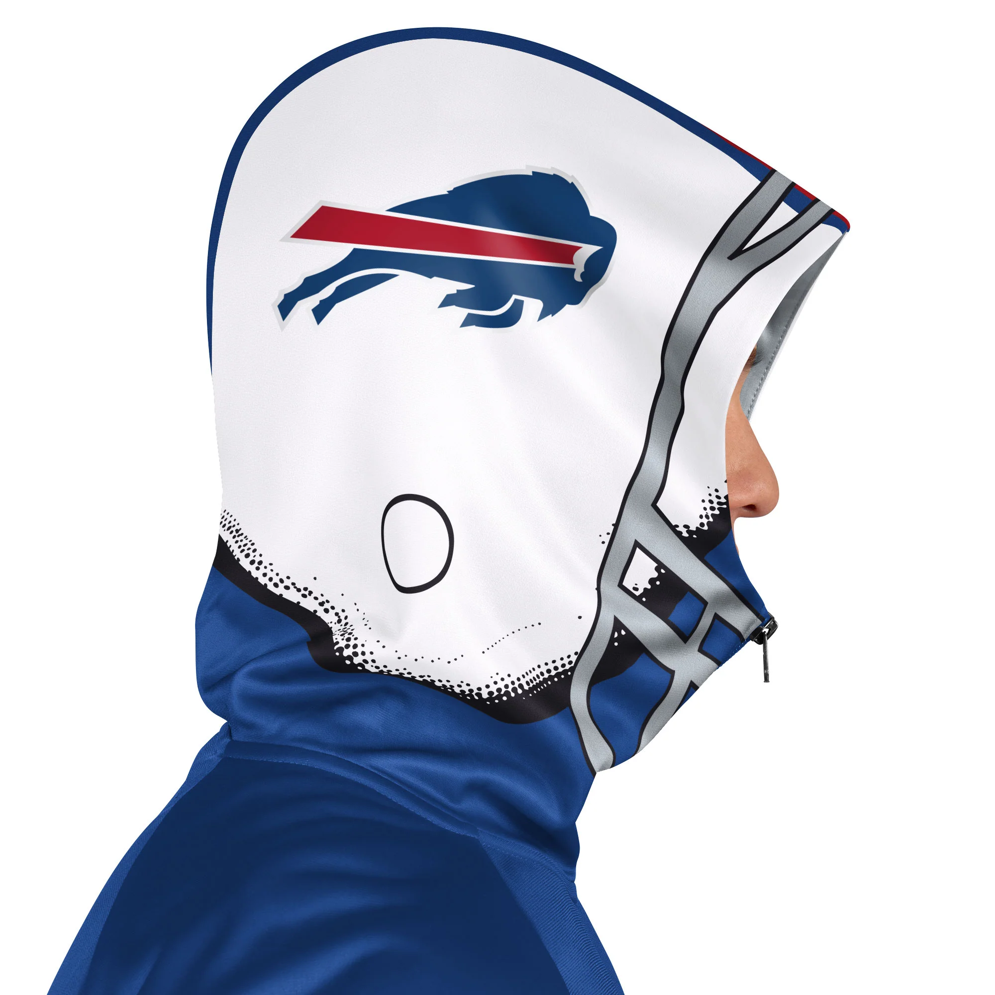 Pro Player Buffalo Bills Helmet Hood Full Zip Jacket - Image 5