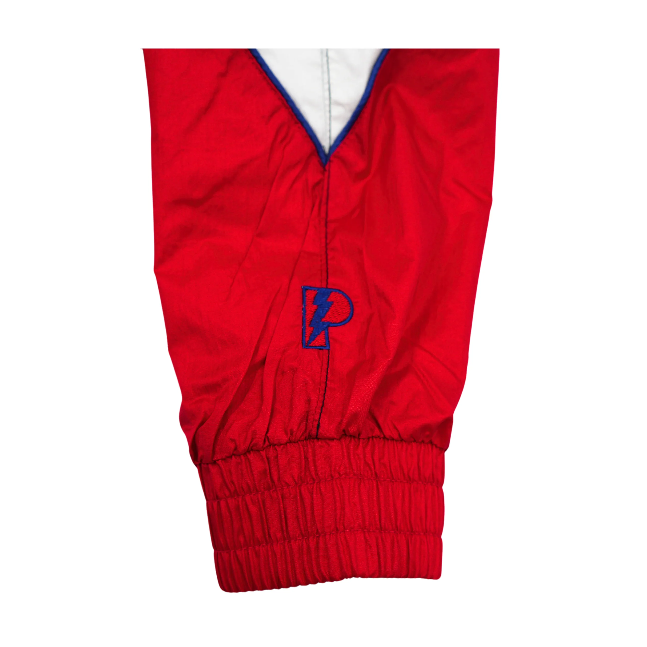 Pro Player Buffalo Bills Red, White, & Blue Colorblocking Full Zip Windbreaker - Image 4