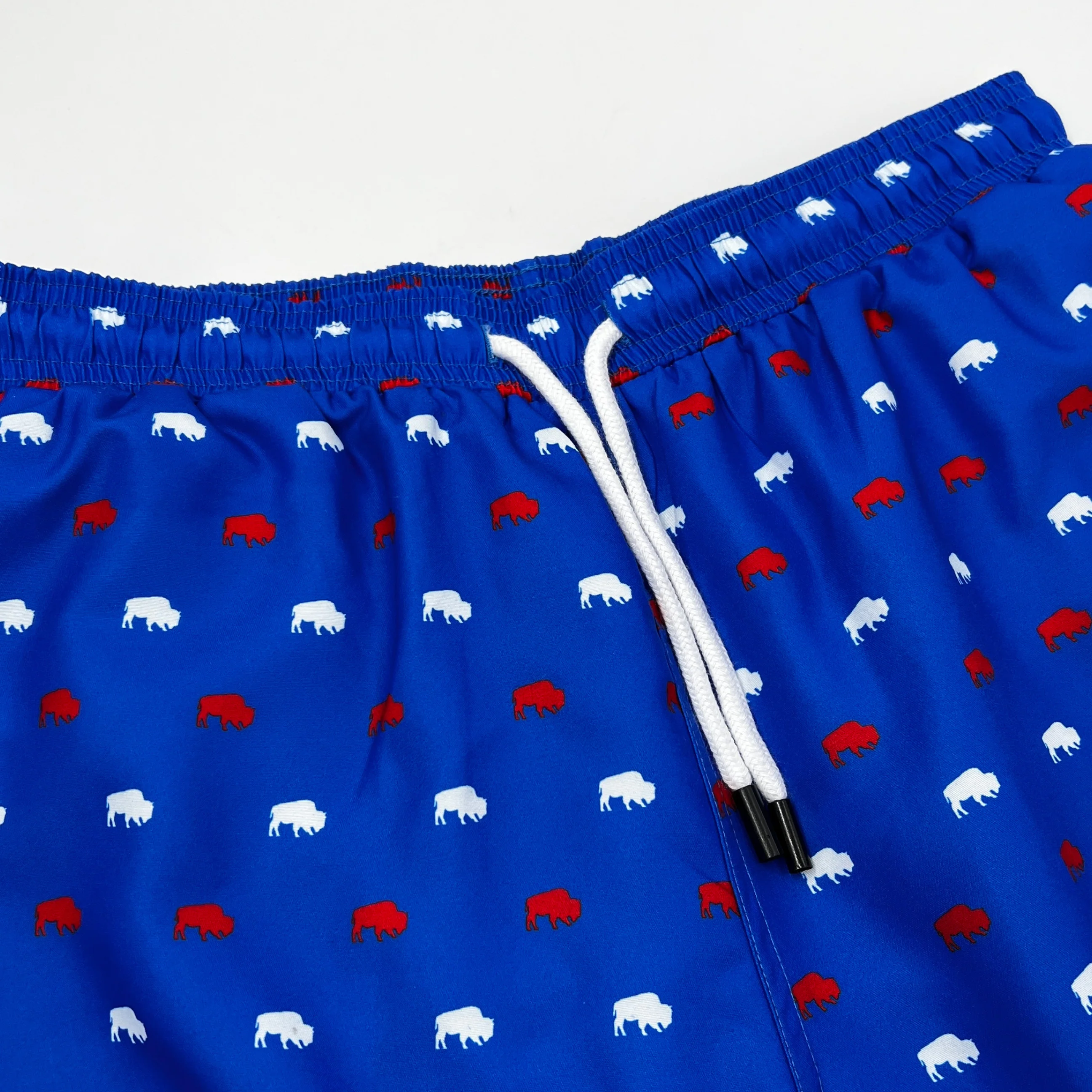 Royal Blue BFLO Men's Swim Trunks - Image 4