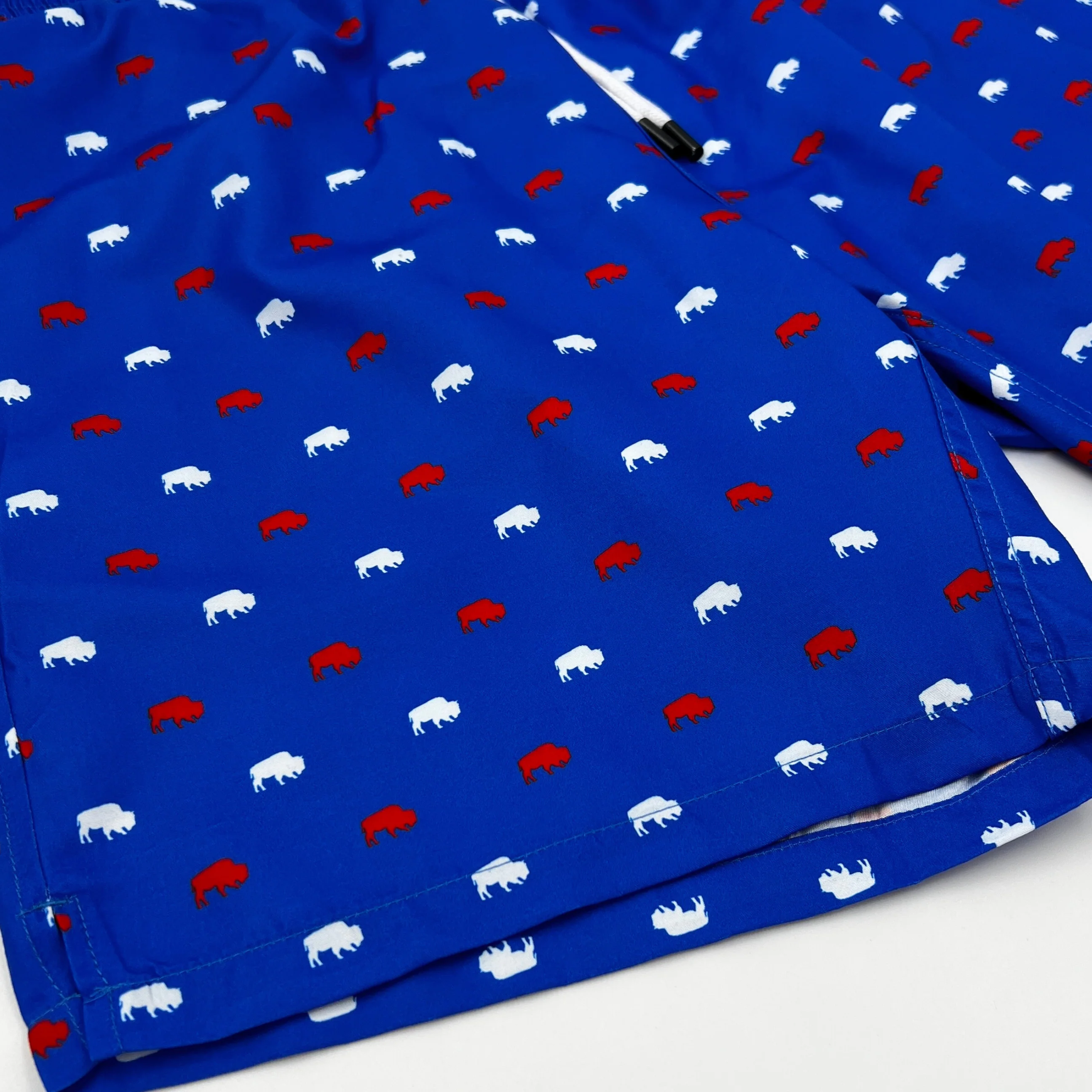 Royal Blue BFLO Men's Swim Trunks - Image 5