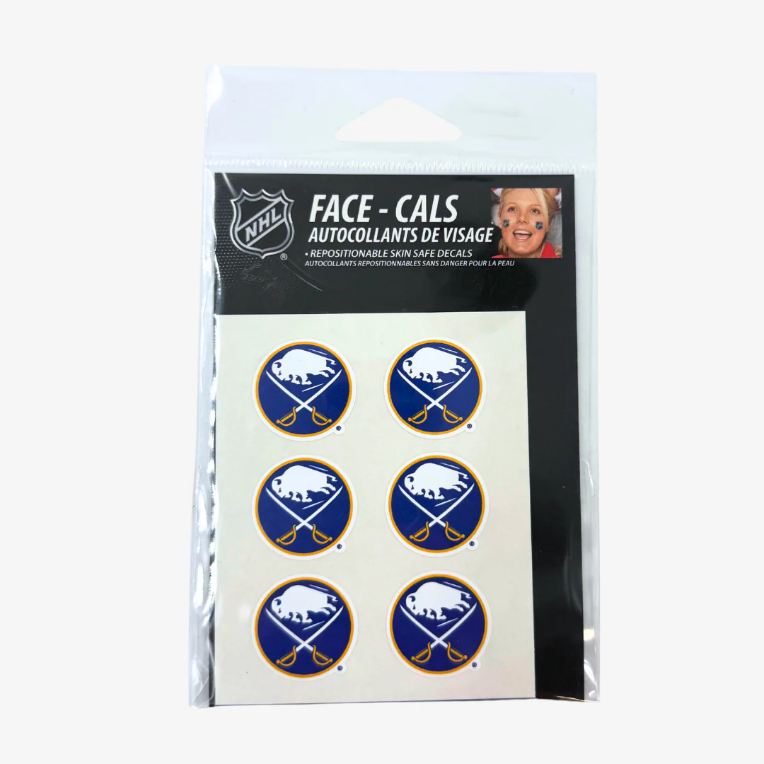 Buffalo Sabres Logo Face-Cals Tattoos - Image 3