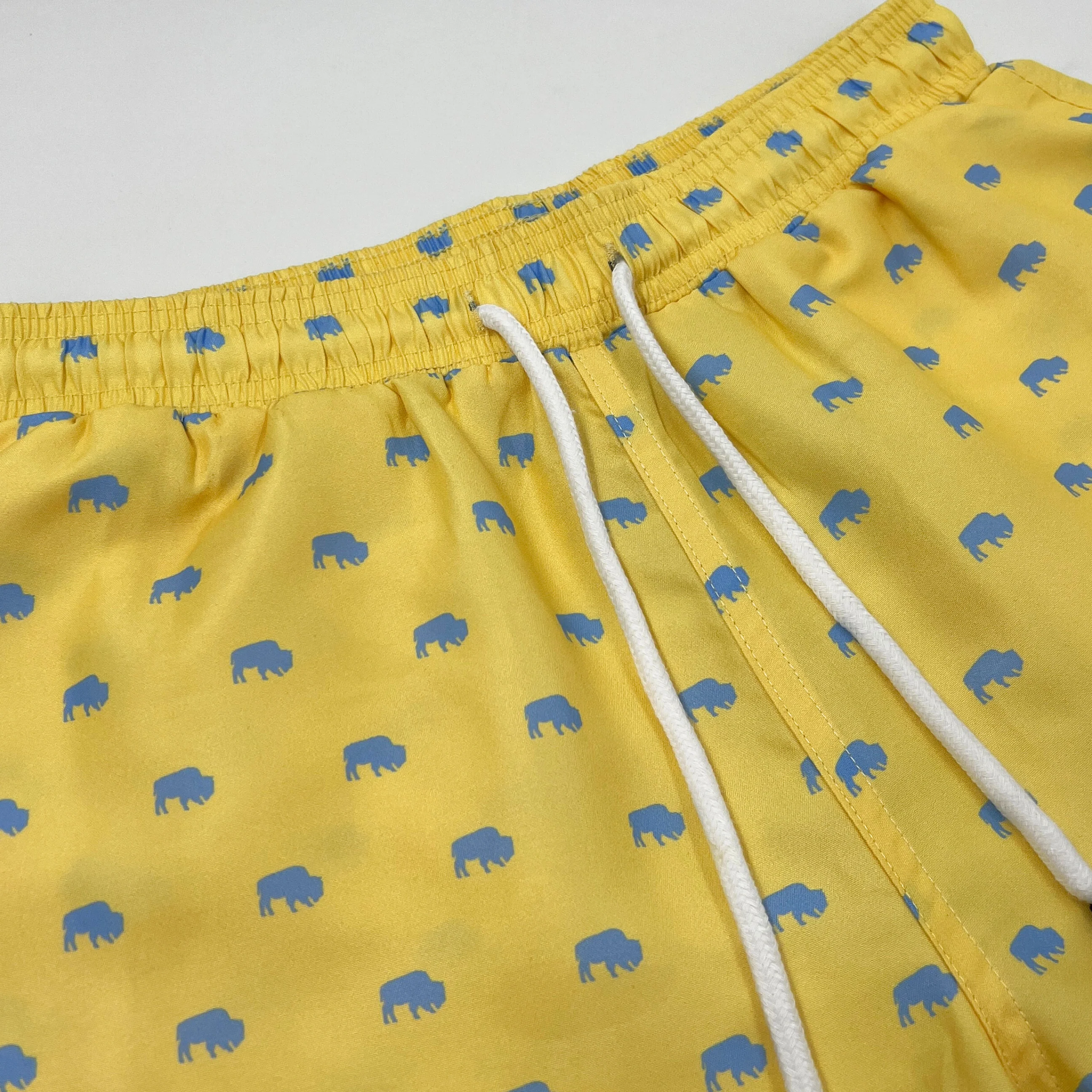 Sunlight Yellow BFLO Men's Swim Trunks - Image 5