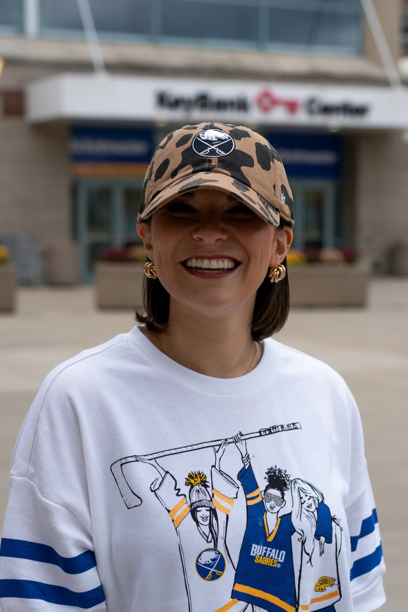 Women's '47 Brand Buffalo Sabres Black & Brown Camel Hat - Image 3