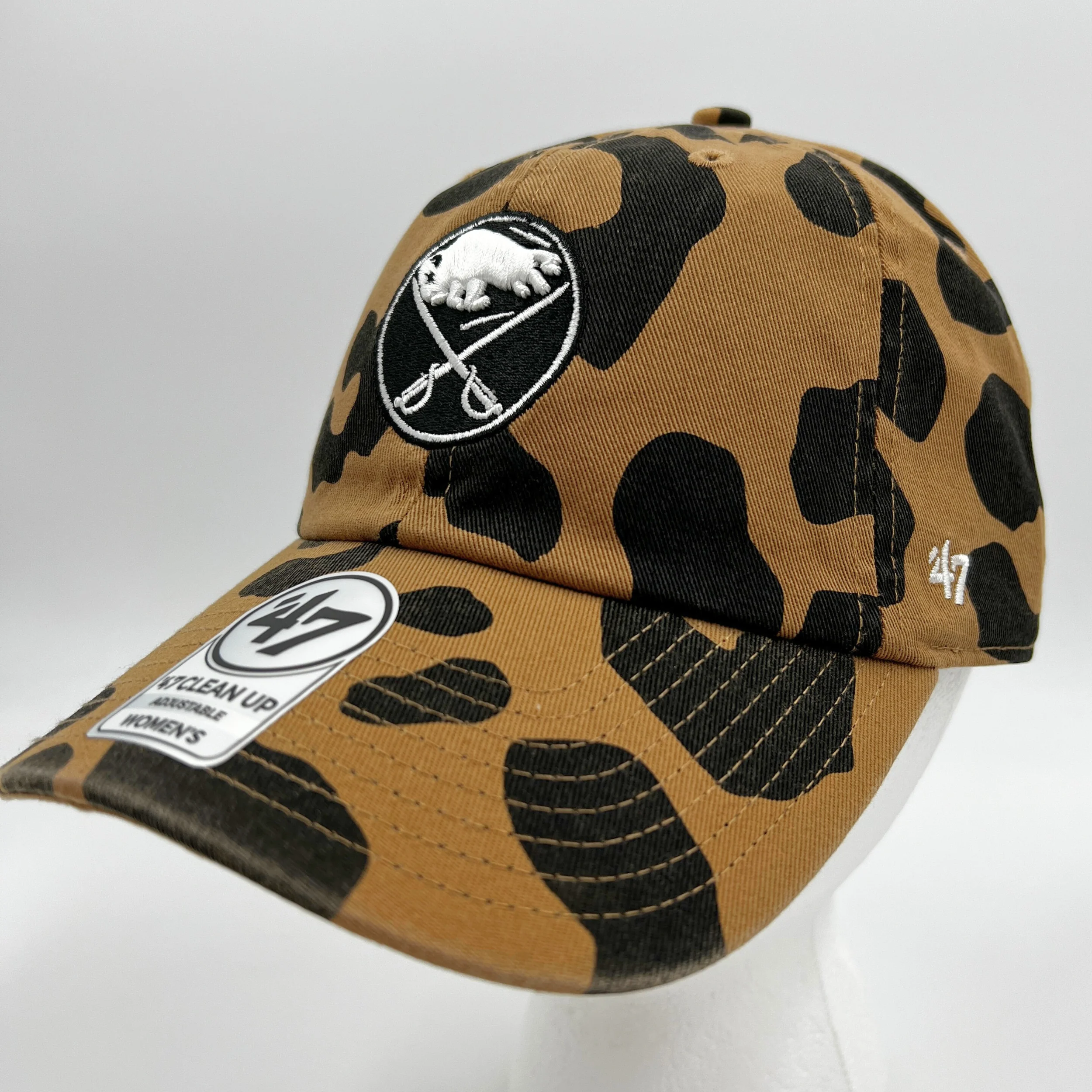 Women's '47 Brand Buffalo Sabres Black & Brown Camel Hat - Image 6