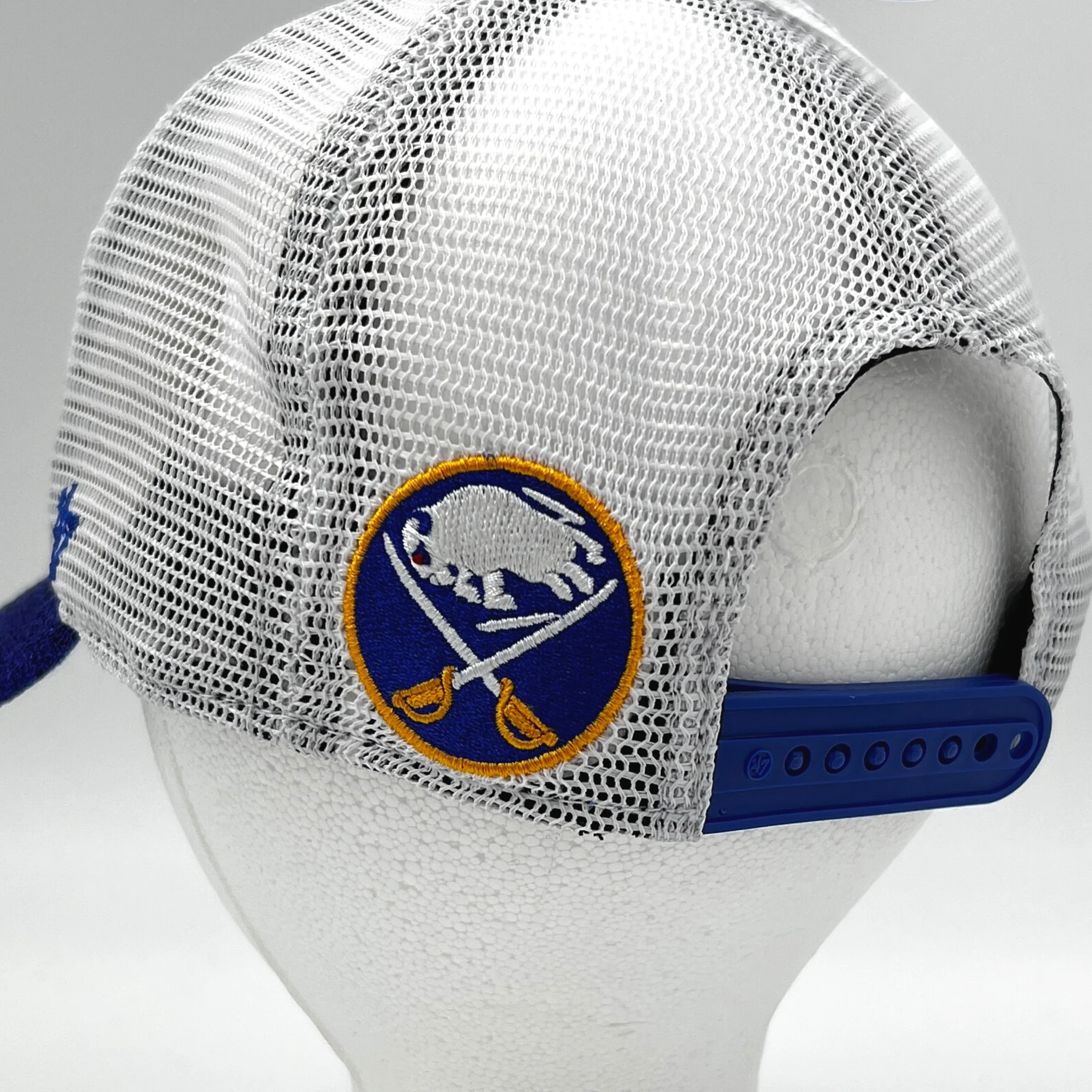 Women's '47 Brand Buffalo Sabres Royal Blue Glitter Adjustable Hat - Image 7