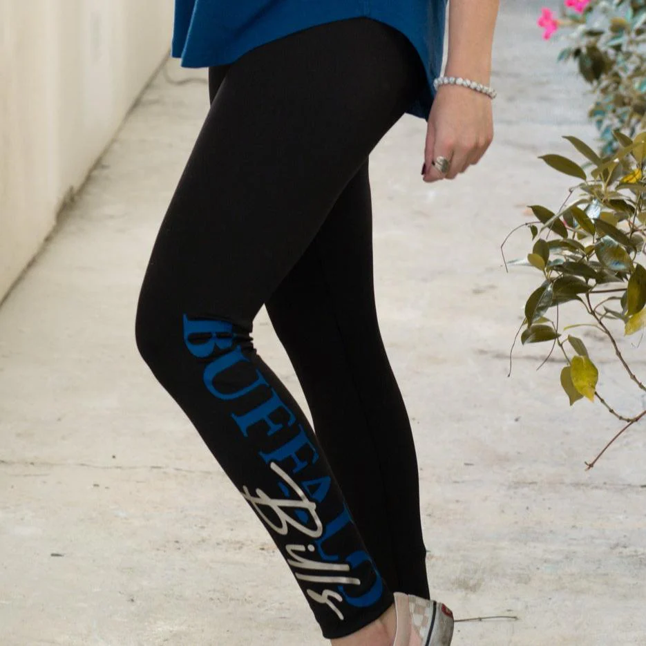 Women's Buffalo Bills 4Her Black Leggings - Image 2