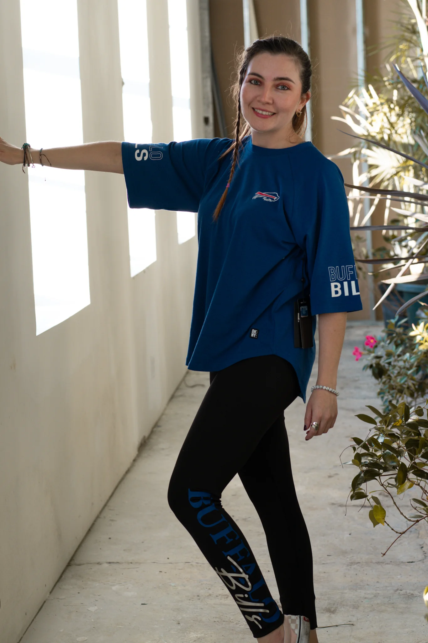 Women's Buffalo Bills 4Her Black Leggings - Image 3