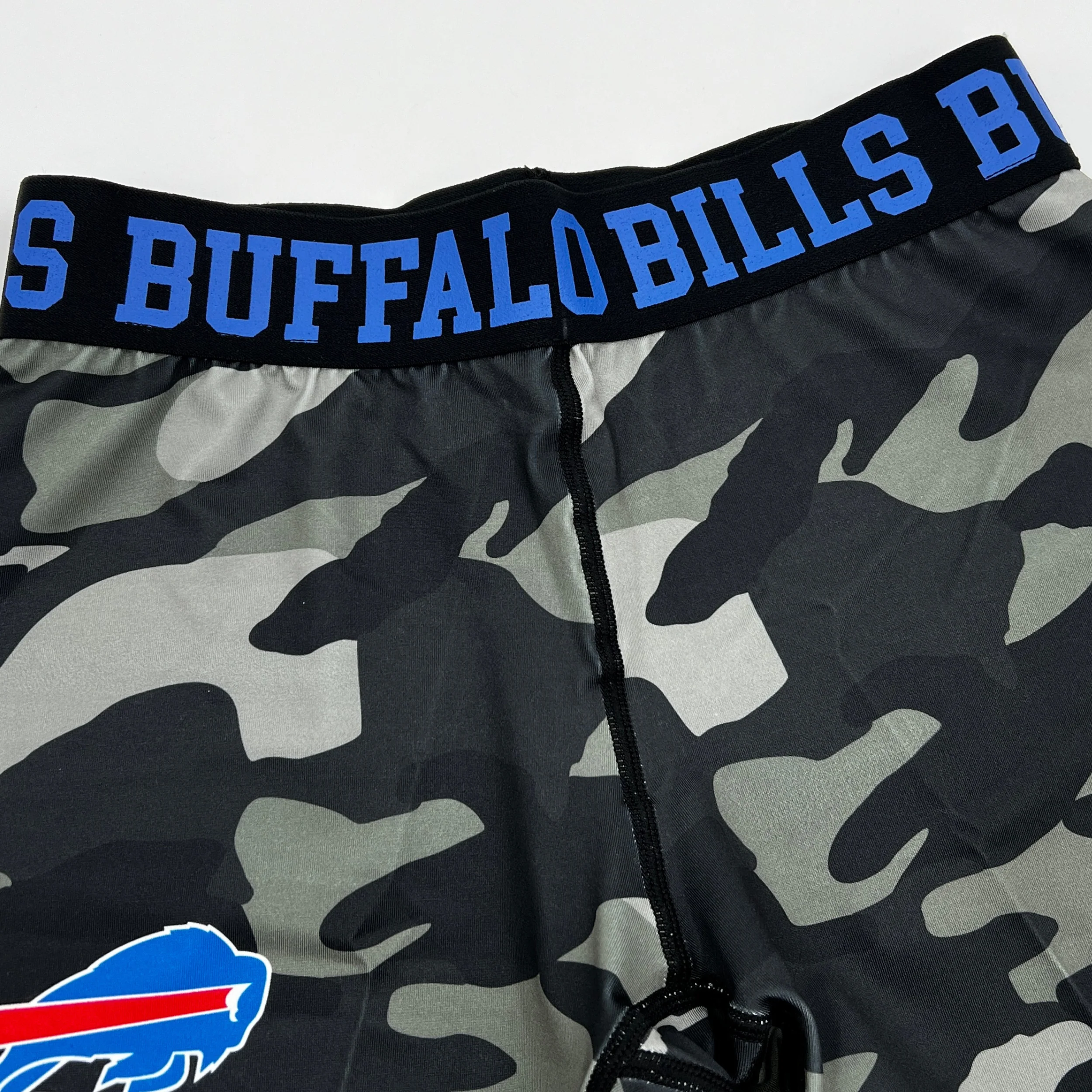 FINAL SALE Women's Buffalo Bills Black Camo Biker Short - Image 4