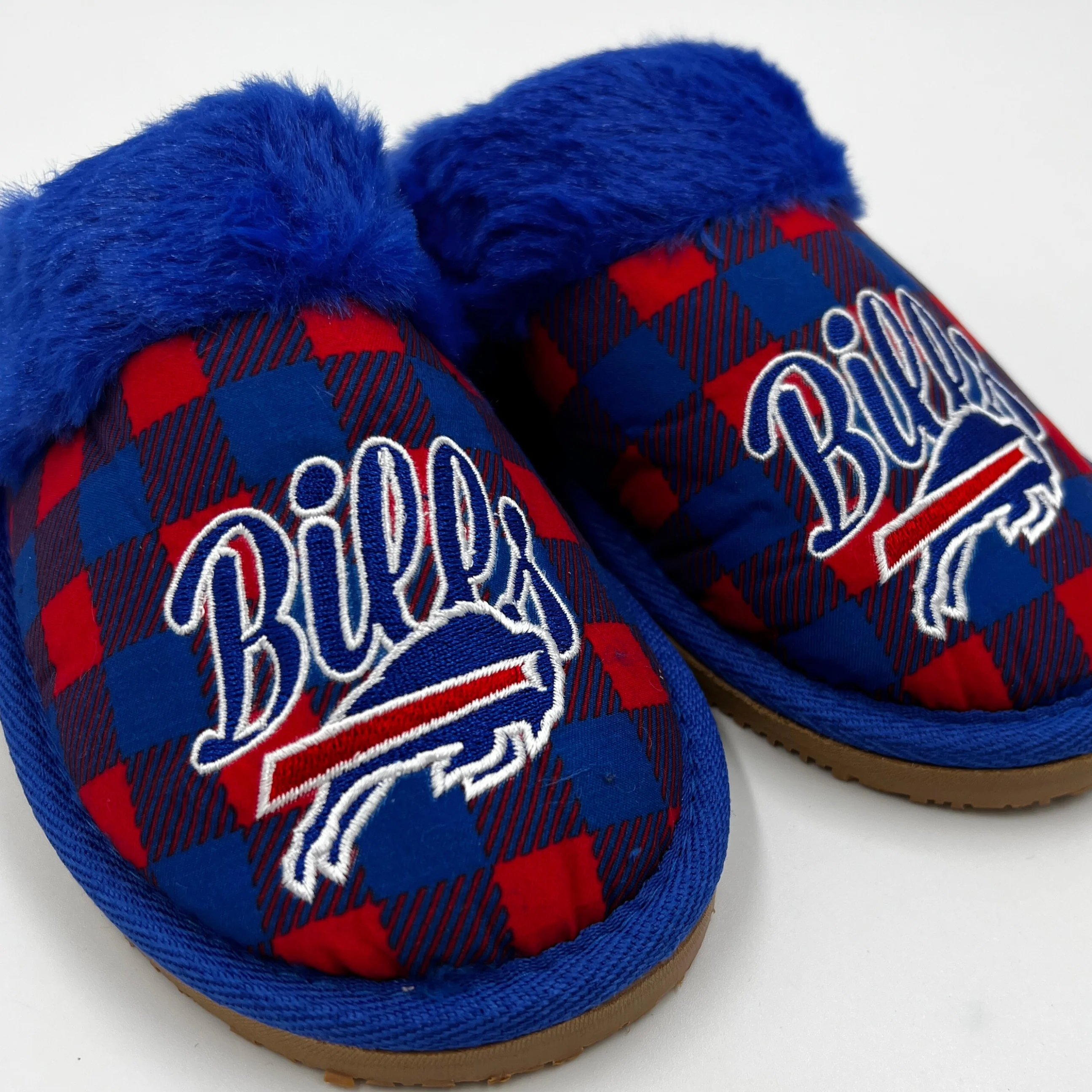 Women's Buffalo Bills Flannel Sherpa Mule Slipper - Image 4