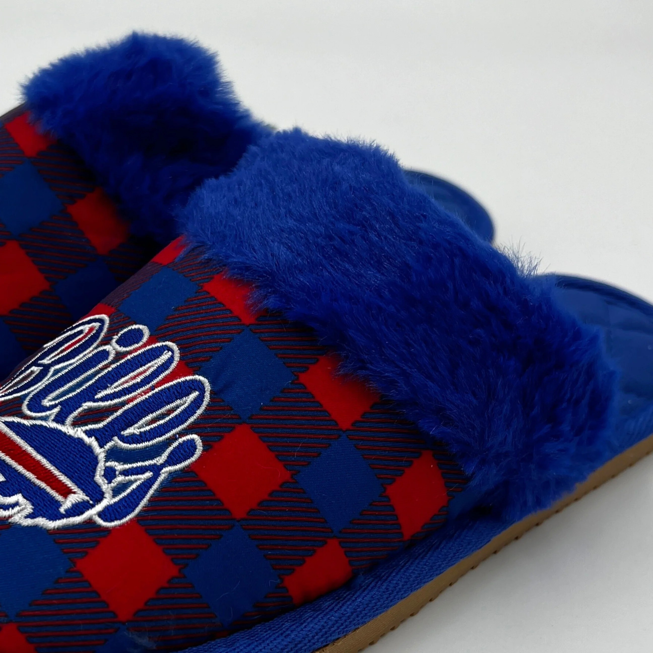 Women's Buffalo Bills Flannel Sherpa Mule Slipper - Image 5