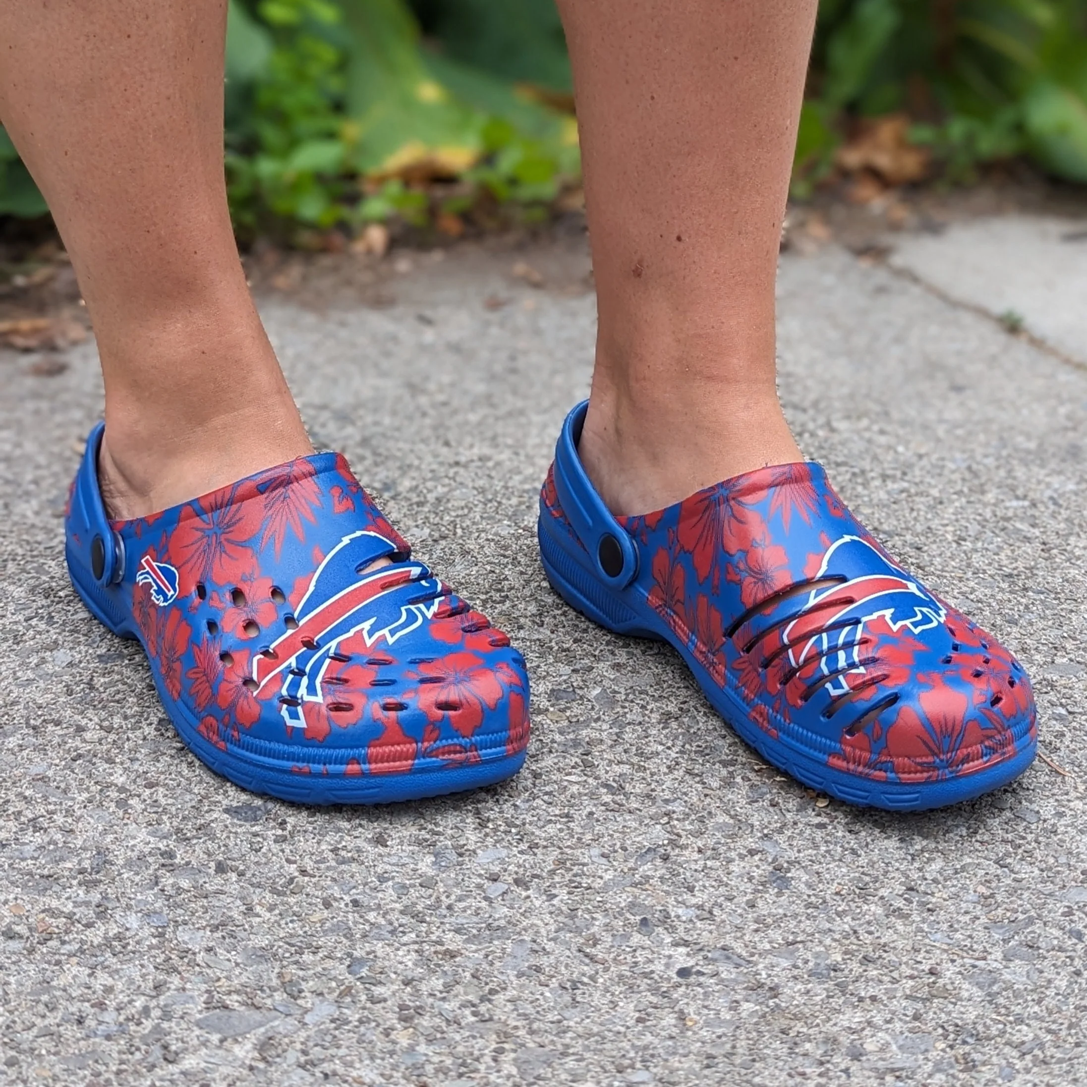 Women's Buffalo Bills Floral Clogs - Image 6