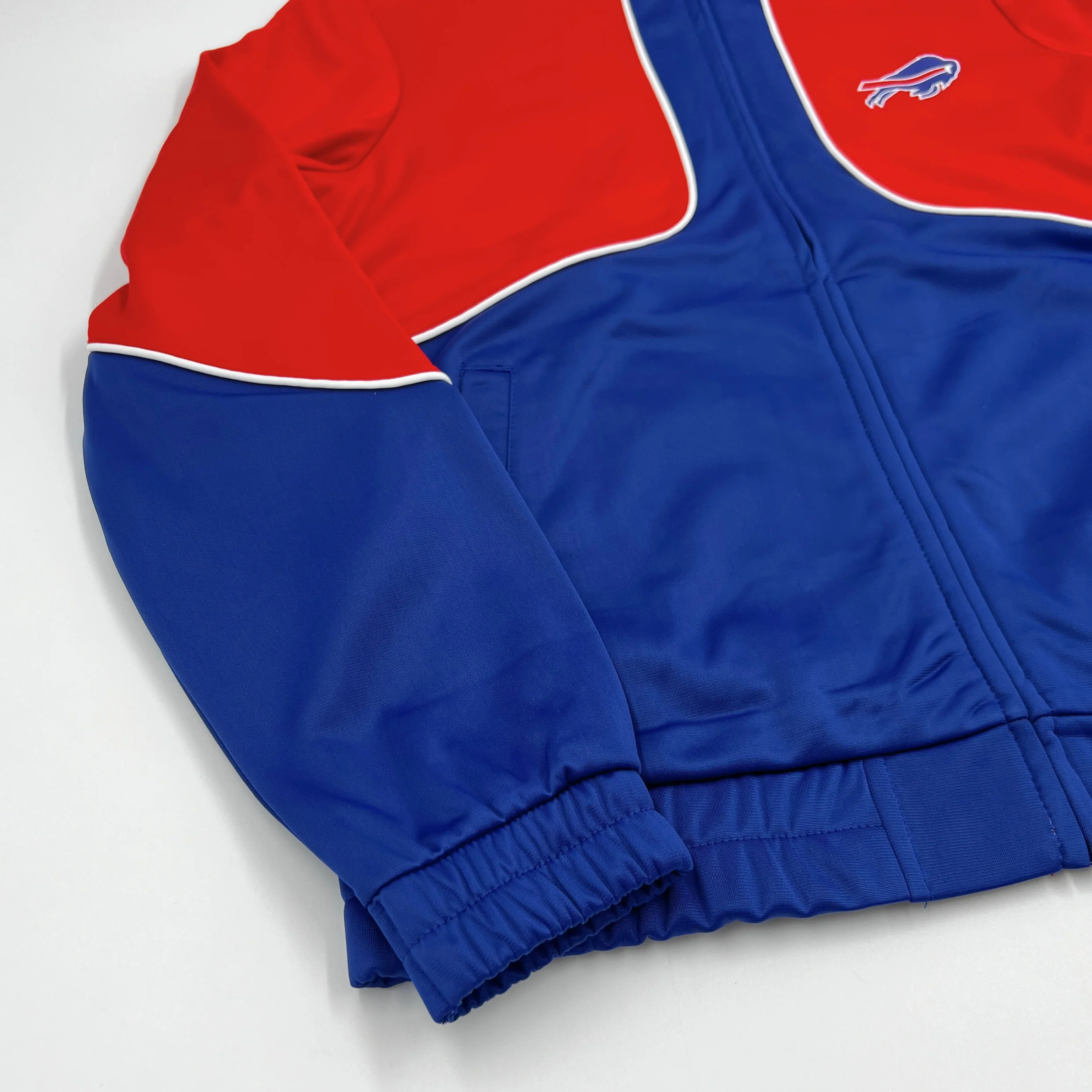 Women's Buffalo Bills Good Pass Full Zip Track Jacket - Image 7