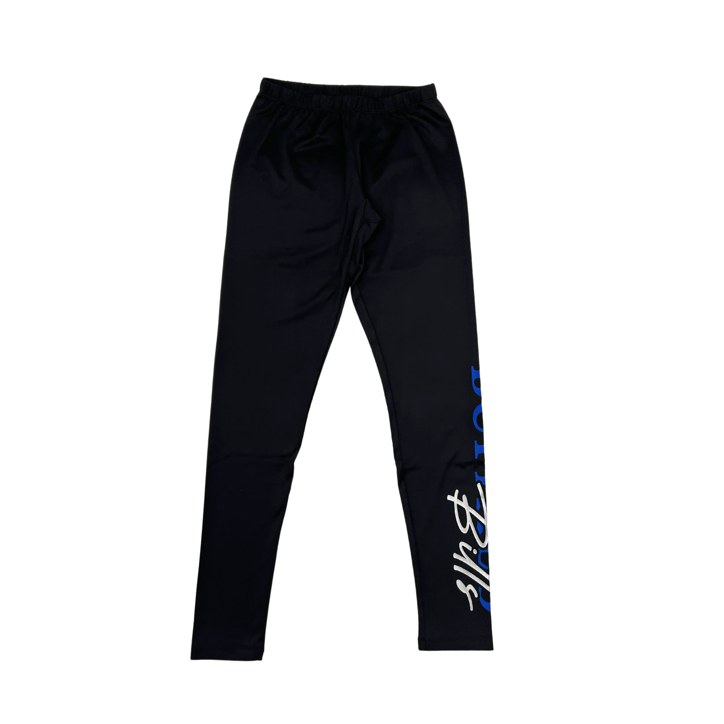 Women's Buffalo Bills Metallic Team Name Black Pitcher Leggings