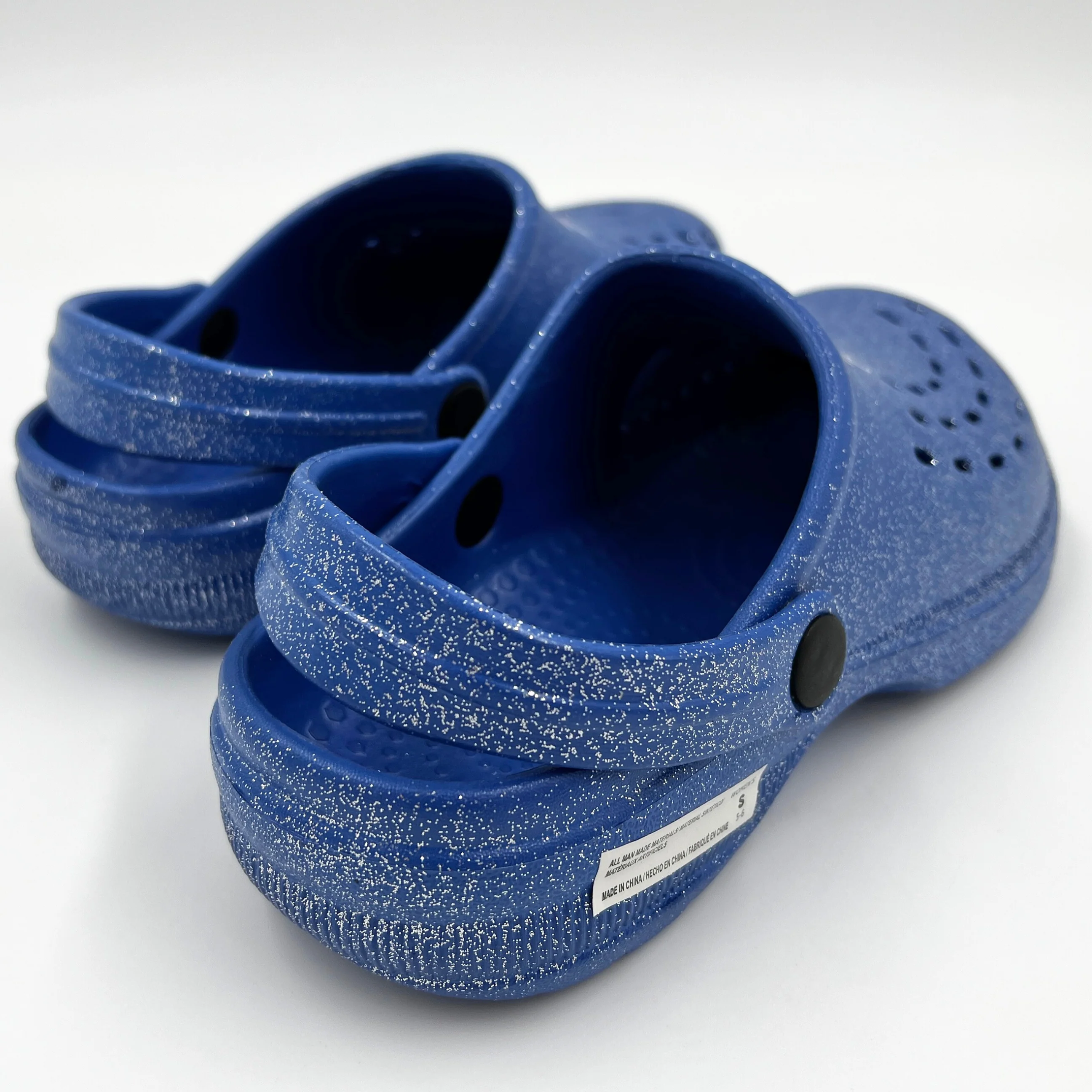 Women's Buffalo Bills Royal Blue With Glitter Clogs - Image 4