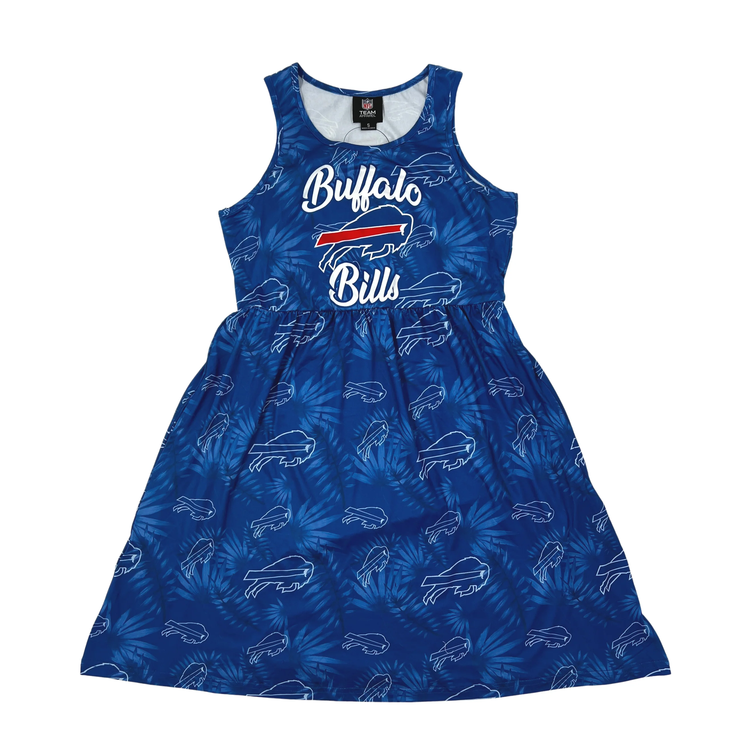 Final Sale - Women's Buffalo Bills Tonal Floral Sun Dress