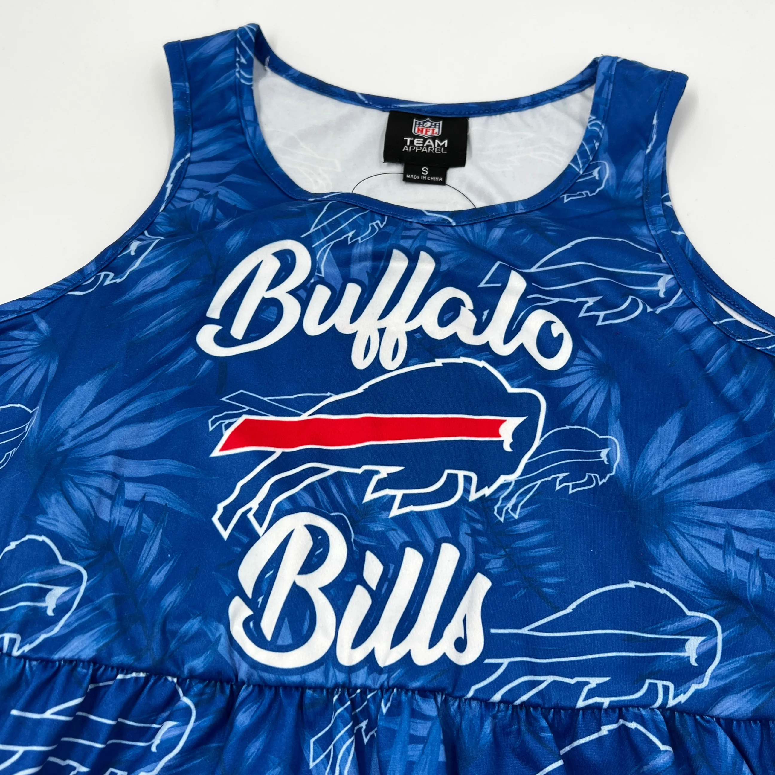 Final Sale - Women's Buffalo Bills Tonal Floral Sun Dress - Image 5