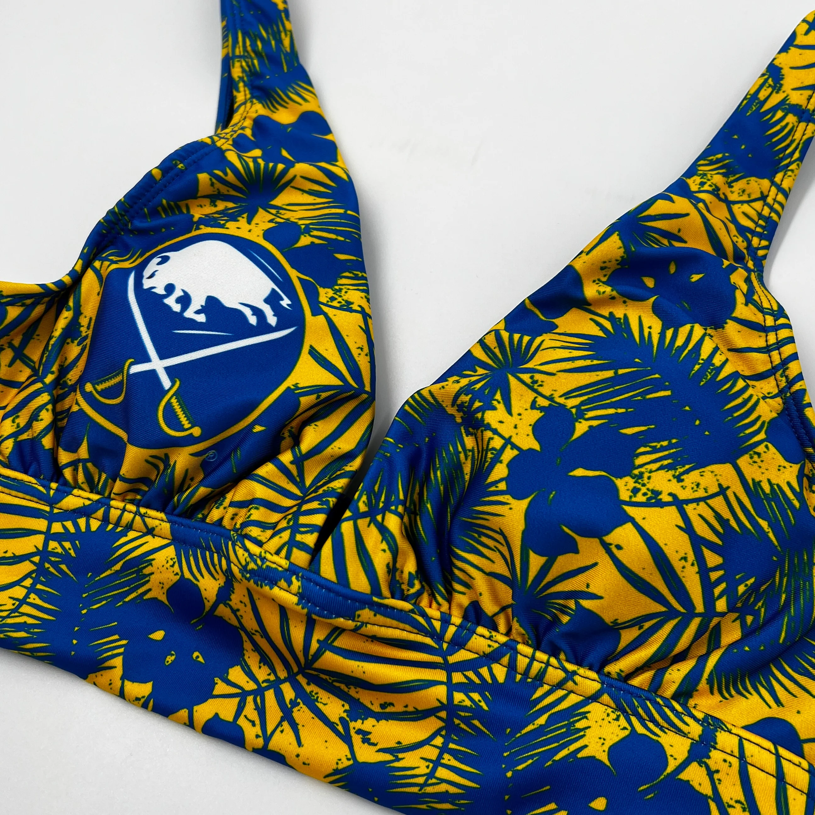 Women's Buffalo Sabres Floral Bikini Top - Image 3