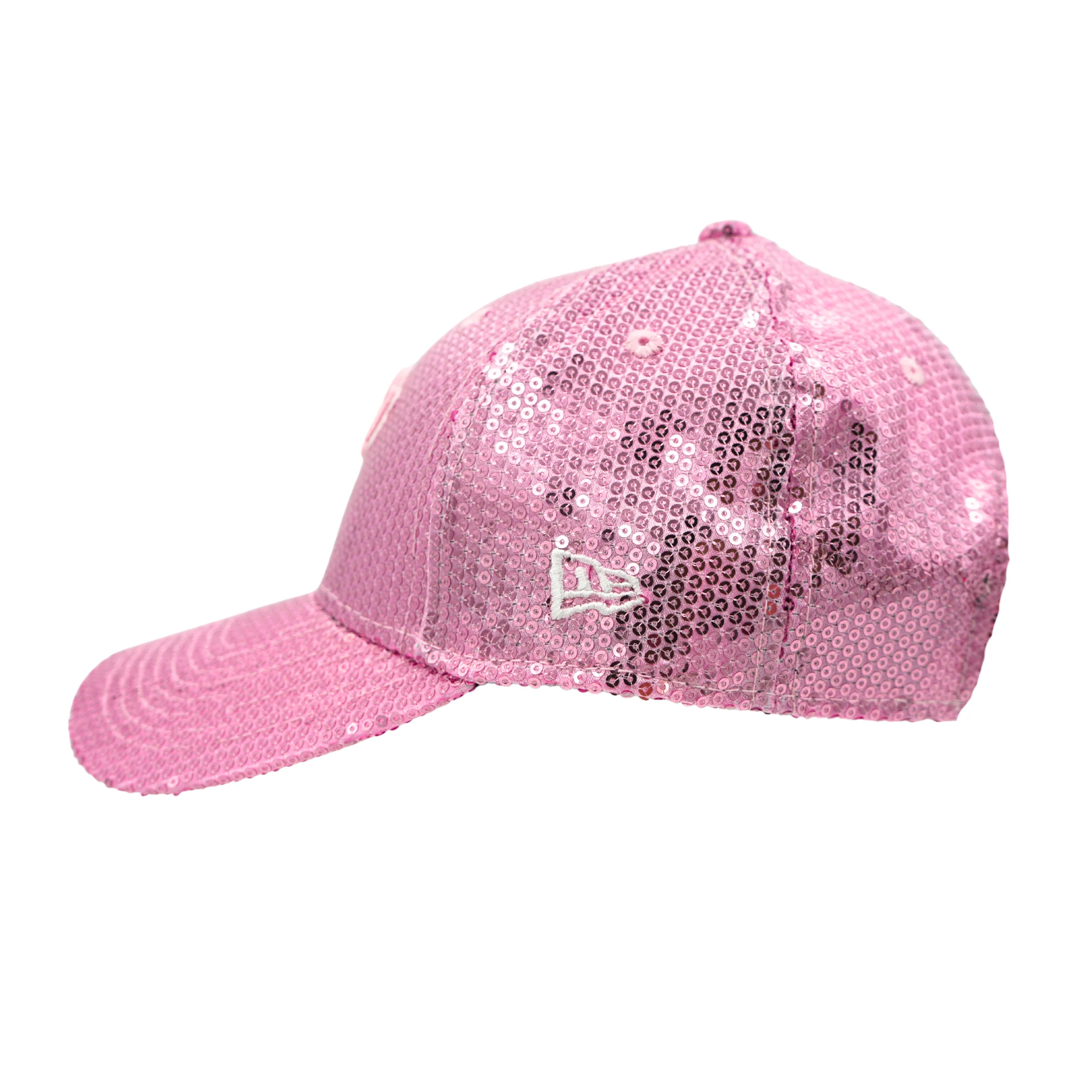 Women's New Era 9FORTY Buffalo Bills Pink Sequin Hat - Image 2