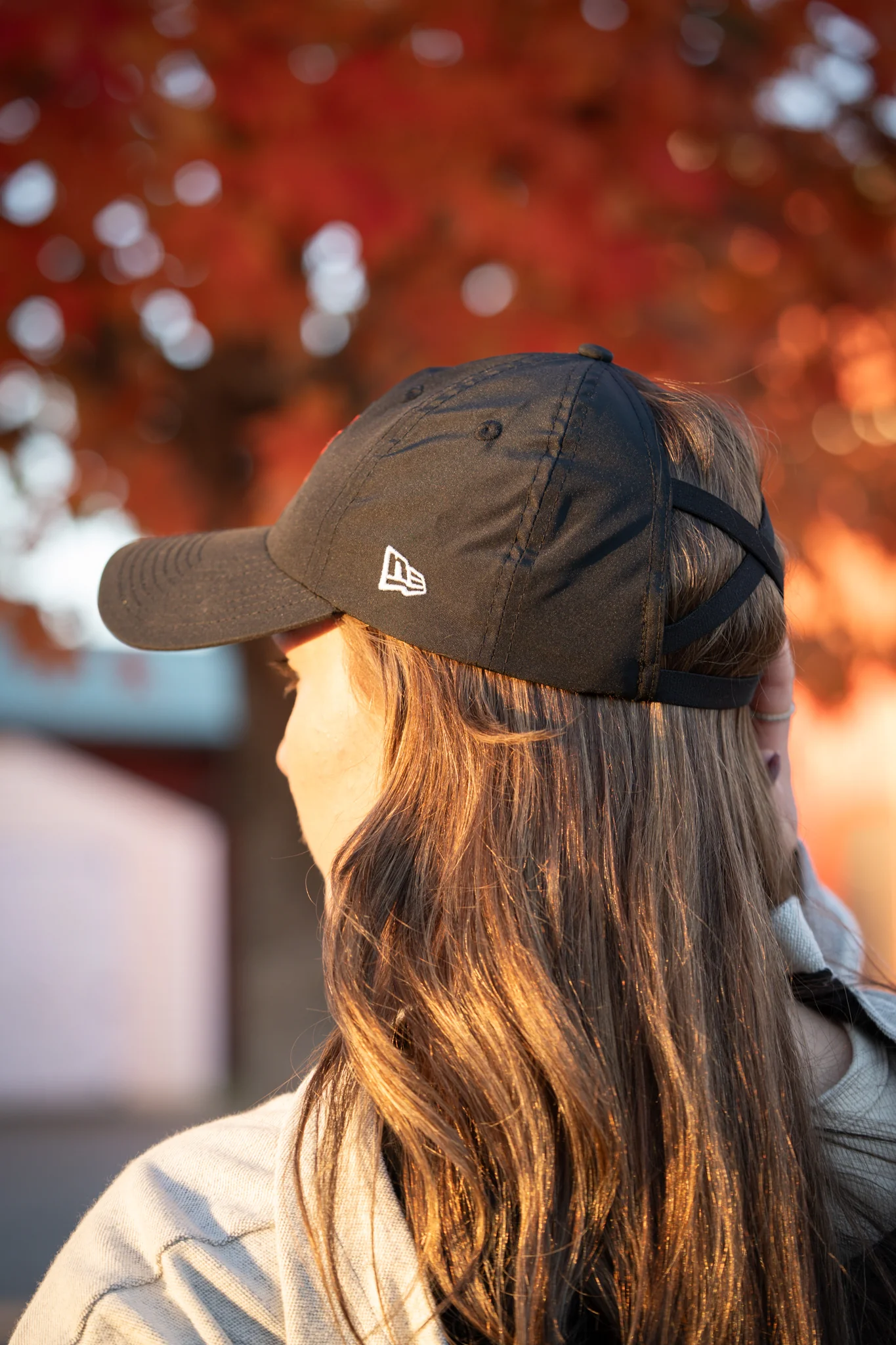 Women's New Era 9FORTY Buffalo Sabres Alternate Logo Ponytail Hat - Image 3