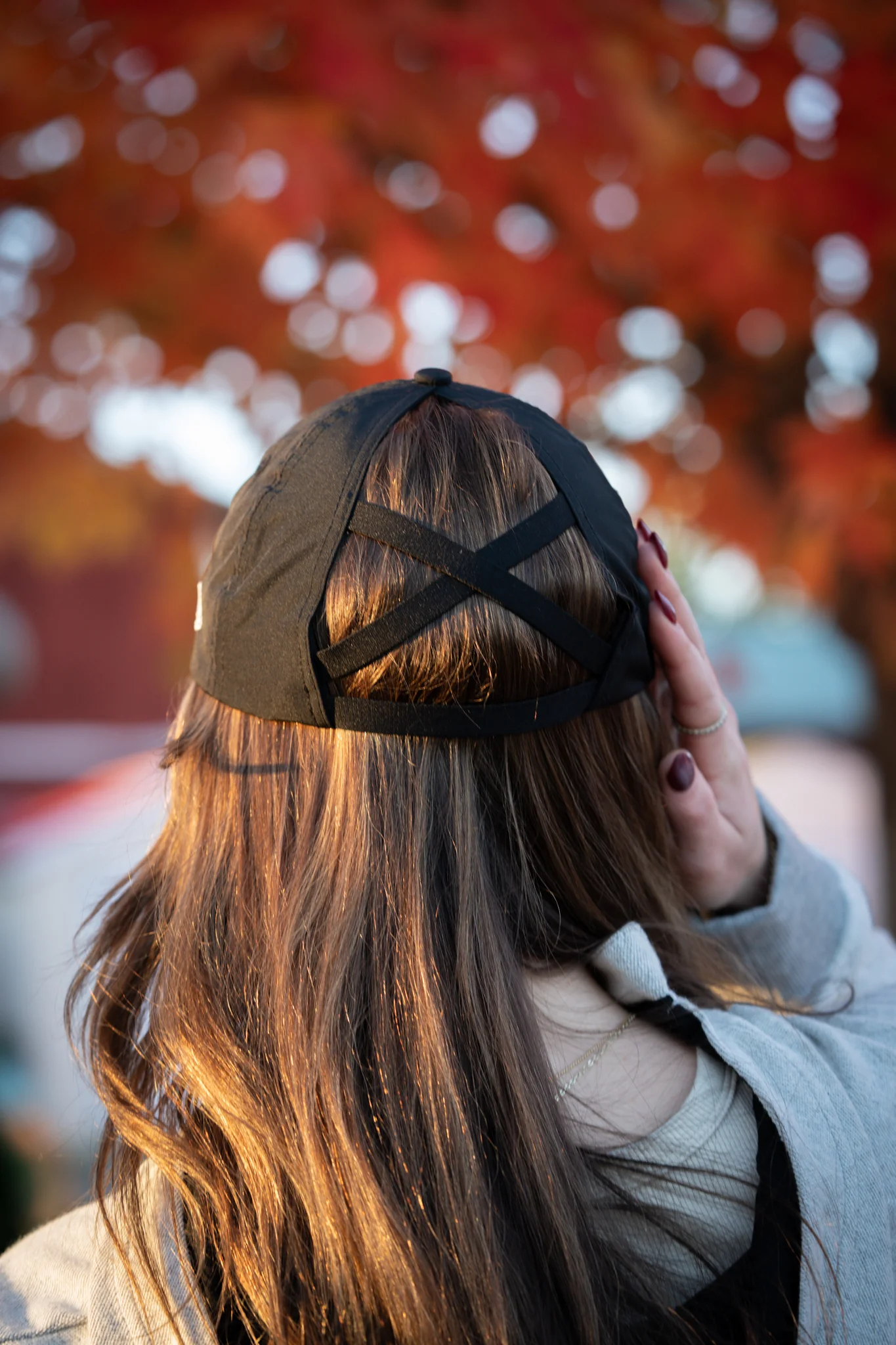 Women's New Era 9FORTY Buffalo Sabres Alternate Logo Ponytail Hat - Image 4