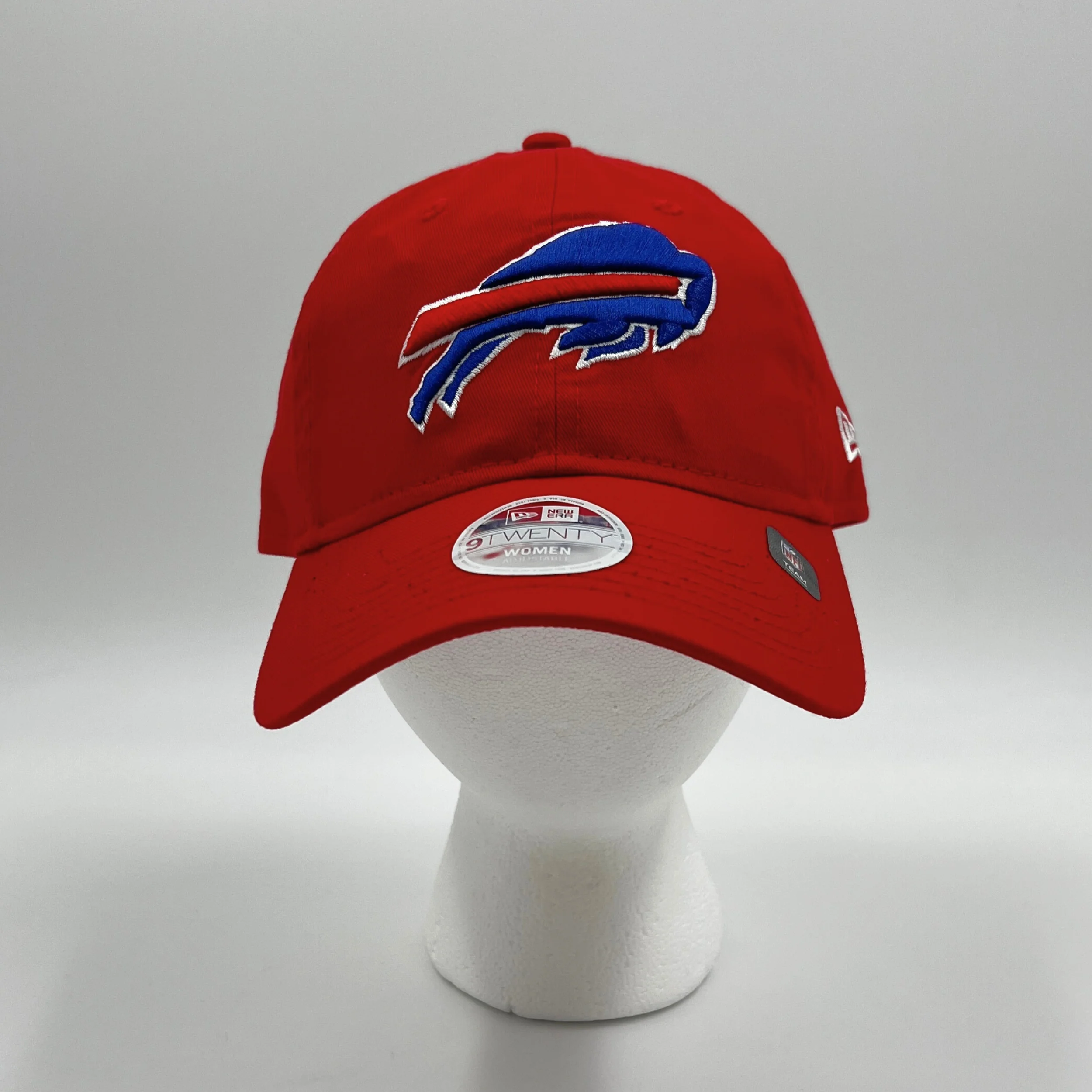 Women's New Era 9TWENTY Bills Charging Buffalo Red Adjustable Hat - Image 4