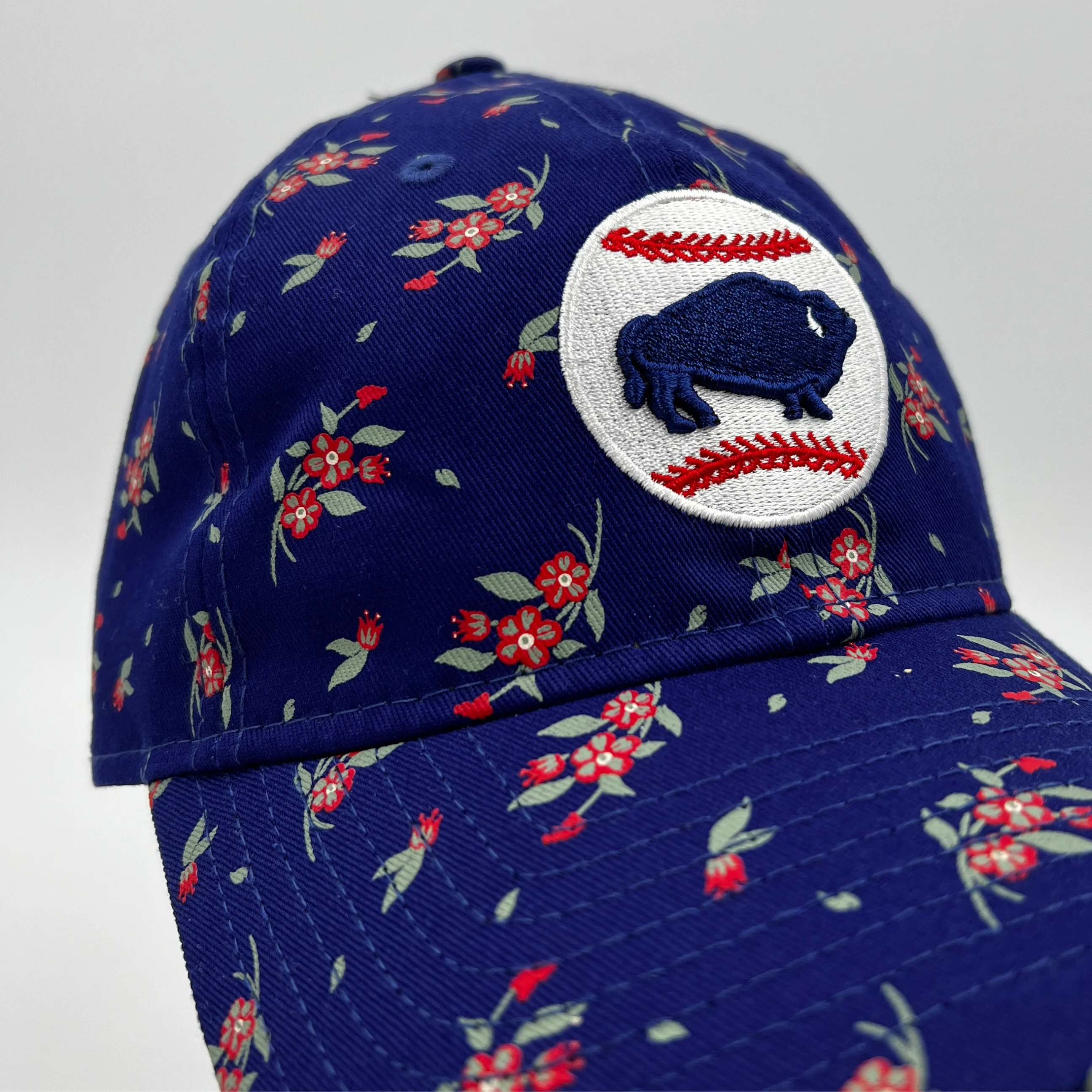 Women's New Era Buffalo Bisons Blue Floral Hat - Image 3