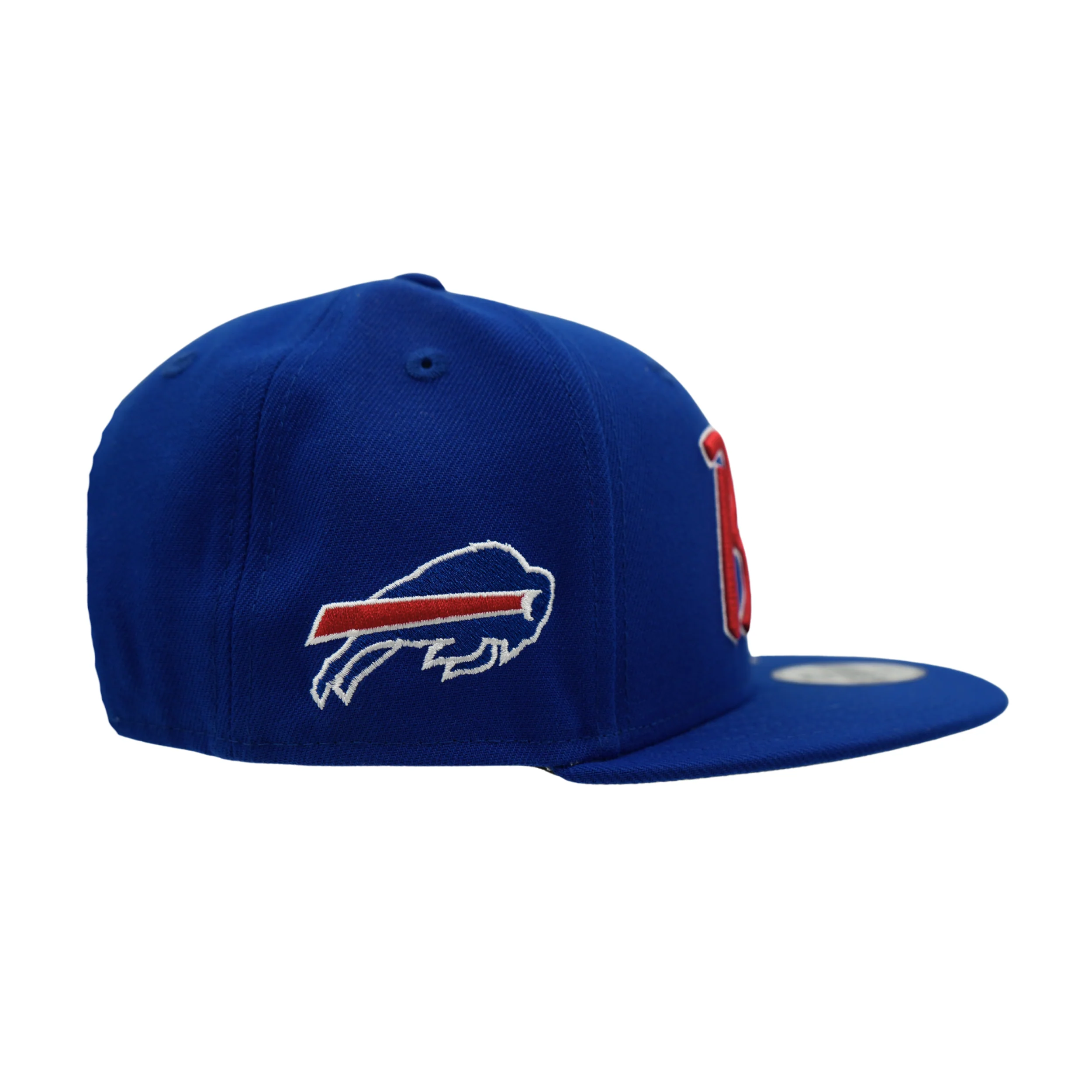 Youth New Era 9FIFTY Buffalo Bills Script Royal Blue Trucker Hat - Image 4