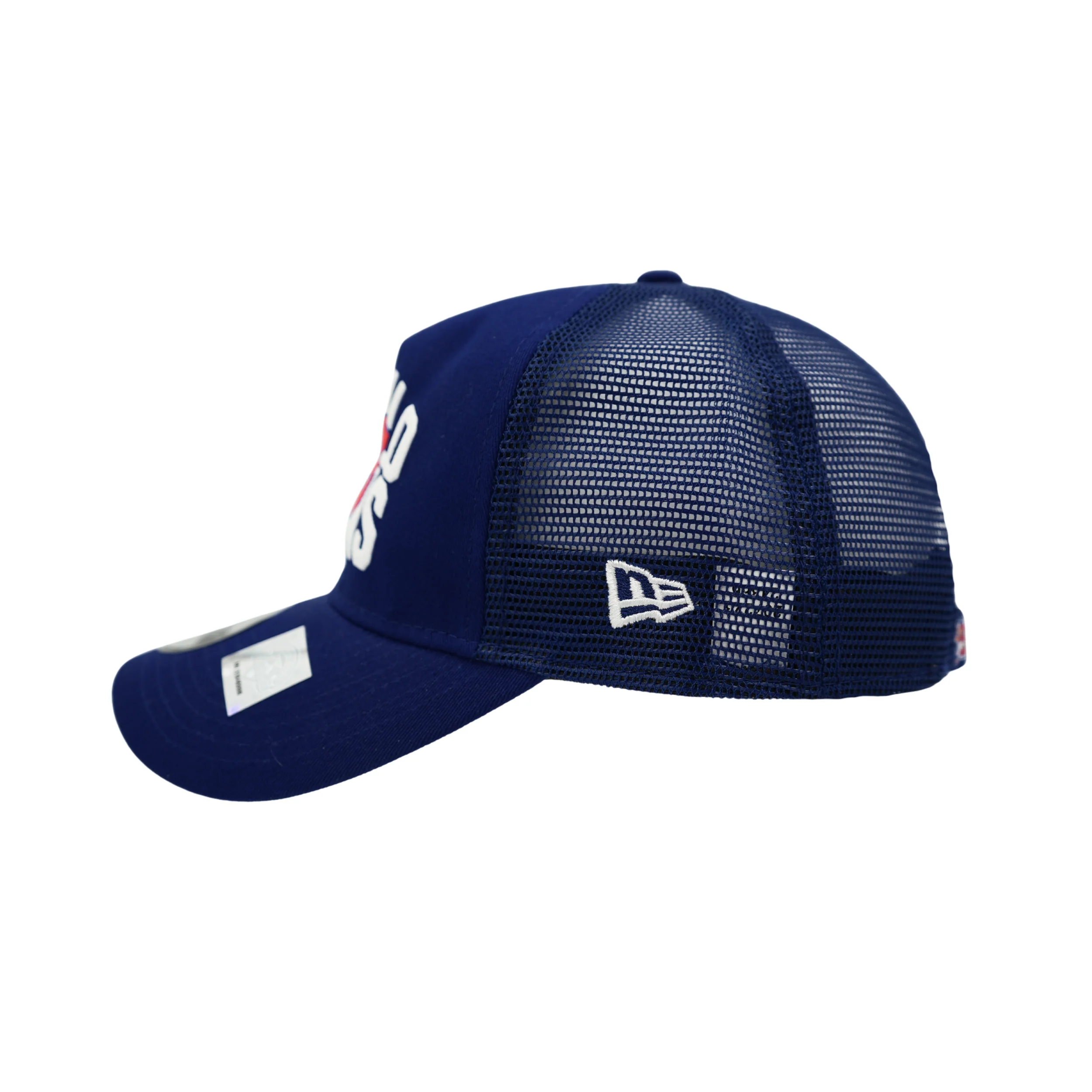 Youth New Era 9FORTY Buffalo Bisons Chalk A-Frame Trucker Hat - Image 2