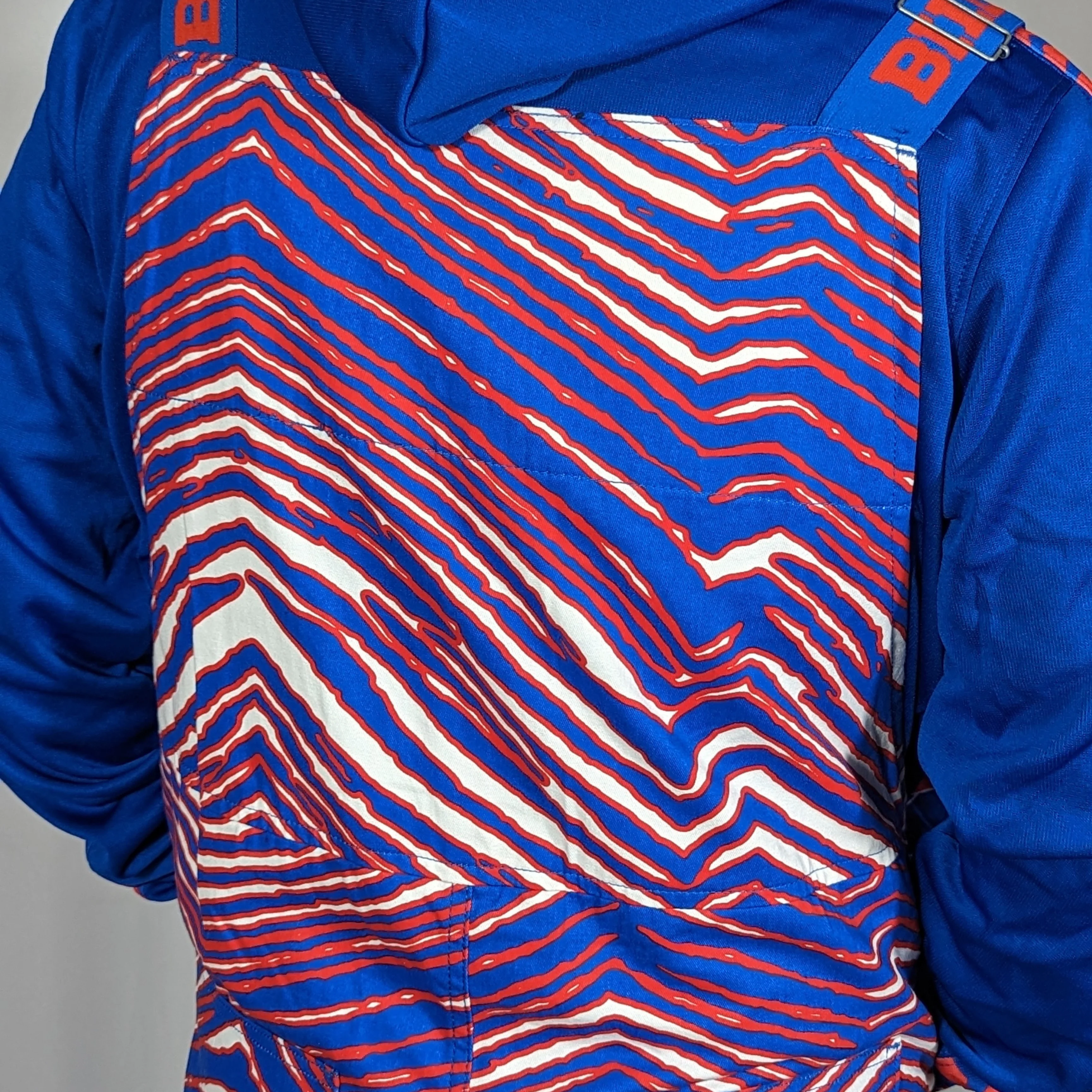 Zubaz Buffalo Bills Lined Bib Overalls - Image 4