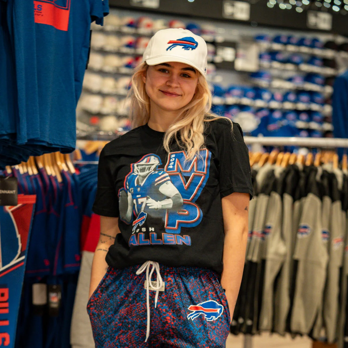 Zubaz Buffalo Bills NFL Unisex Z88 Post Pant - Image 3