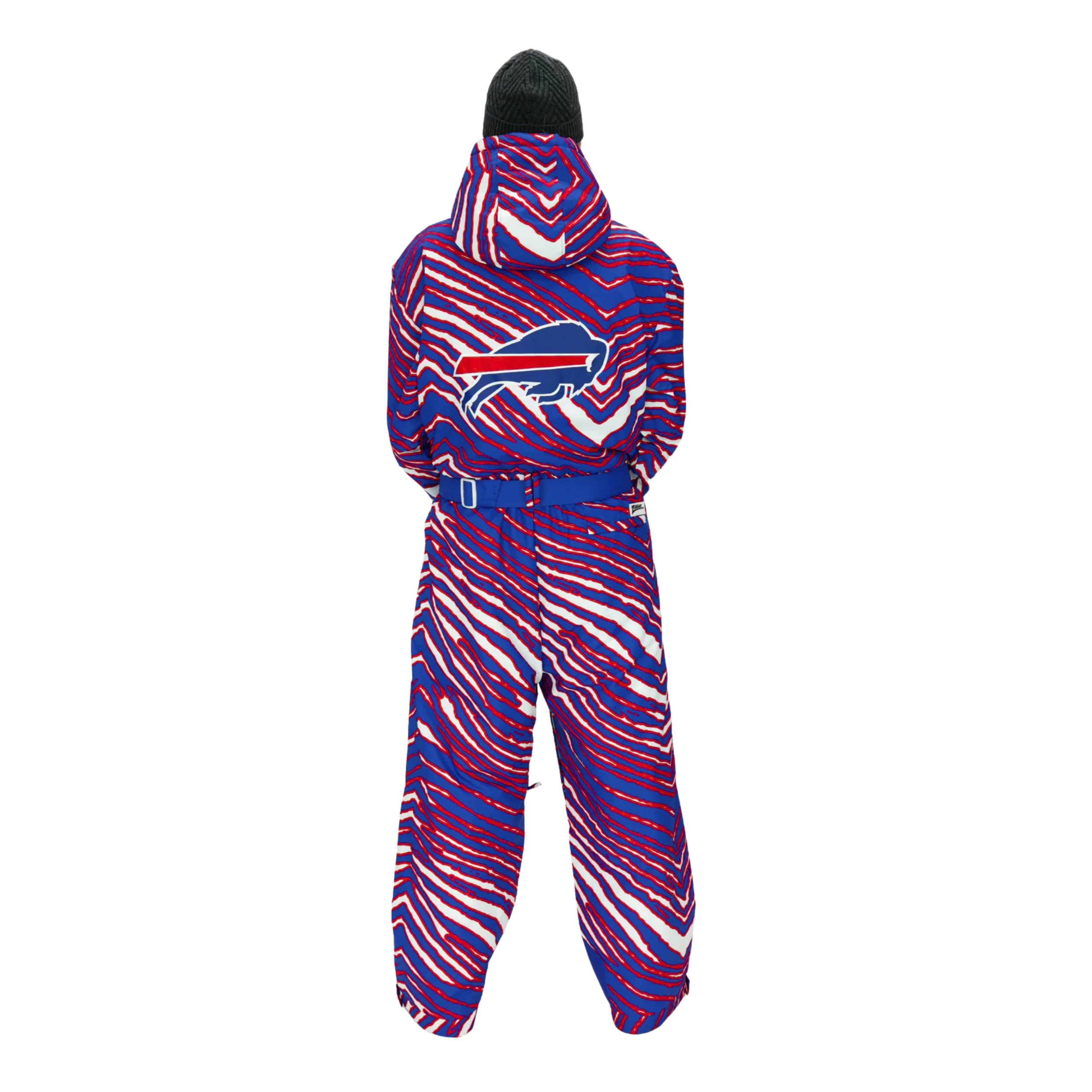Zubaz Buffalo Bills Zebra Royal Tundra Tux Snowsuit - Image 3